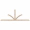 Ekena Millwork Richland Smooth Timber Gable Bracket, Douglas Fir, 108"W x 40"H x 3 1/2"D x 3 1/2"F, 9/12 Pitch GBW108X40X0404RIC00SDF - alternate 1